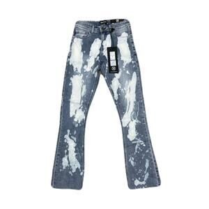 Doctrine Hendrix Flare Indigo Wash Size 28 New